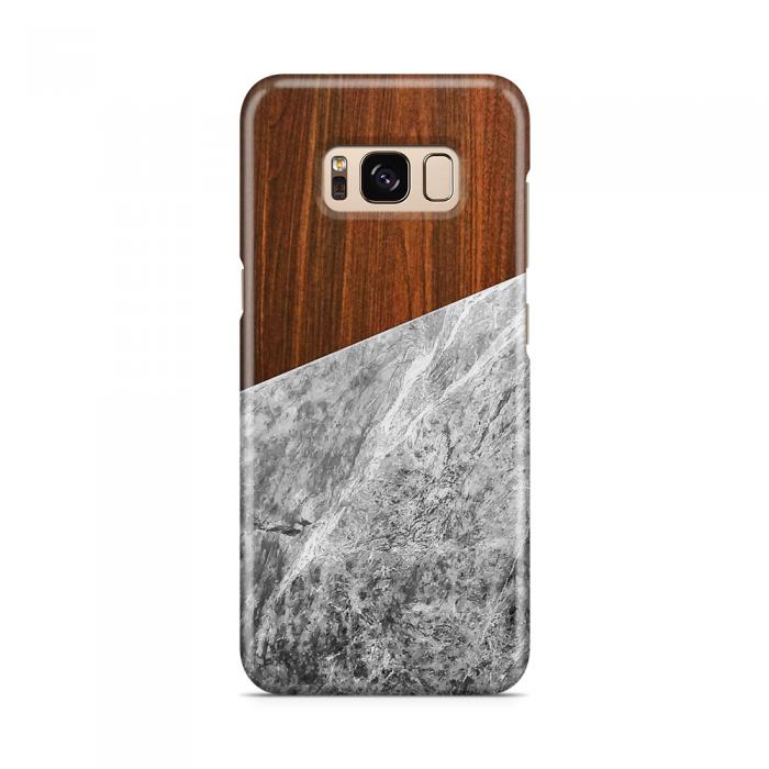 UTGATT5 - Skal till Samsung Galaxy S8 - Wooden Marble B