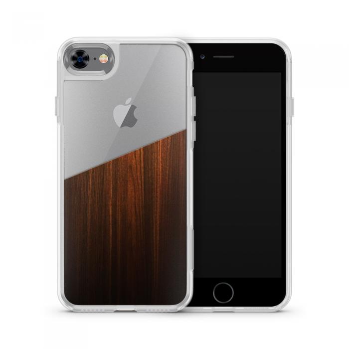 UTGATT5 - Fashion mobilskal till Apple iPhone 7 - Half wooden