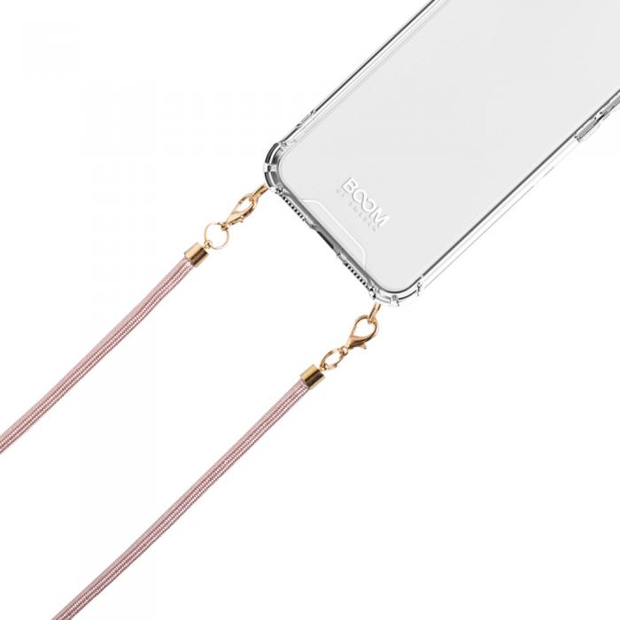 UTGATT1 - Boom OnePlus 8 mobilhalsband skal - Rope Rose Gold