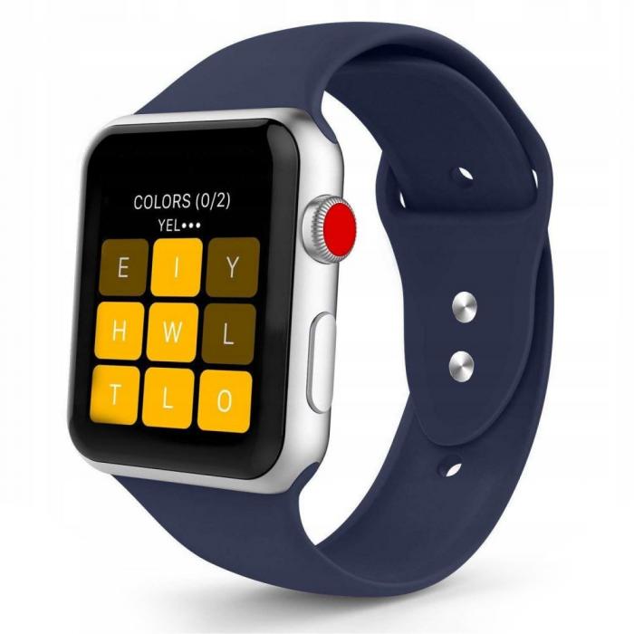 UTGATT5 - Tech-Protect Smoothband Apple Watch 1/2/3/4/5 (42 / 44Mm) Midnight Blue