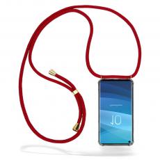 CoveredGear-Necklace - Boom Galaxy S10 mobilhalsband skal - Maroon Cord