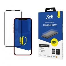 3MK - 3MK iPhone 13 Mini Härdat Glas Flexible Max - Svart