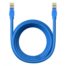 BASEUS - Baseus Cat 6 RJ-45 Ethernet-kabel 1000 Mb/s 5 m - blå