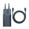 BASEUS - Baseus Vggladdare 20 W Lightning Kabel 1m - Bl