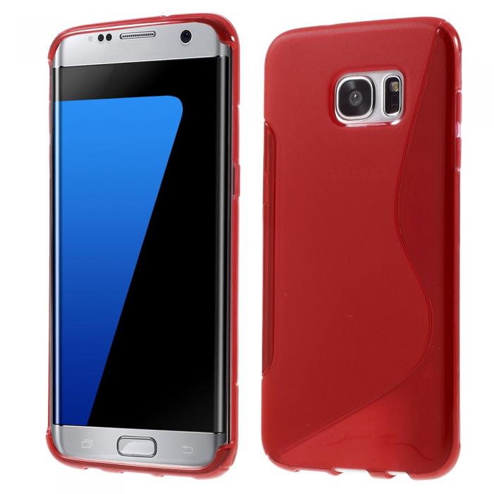 A-One Brand - Flexicase Skal till Samsung Galaxy S7 Edge - Rd