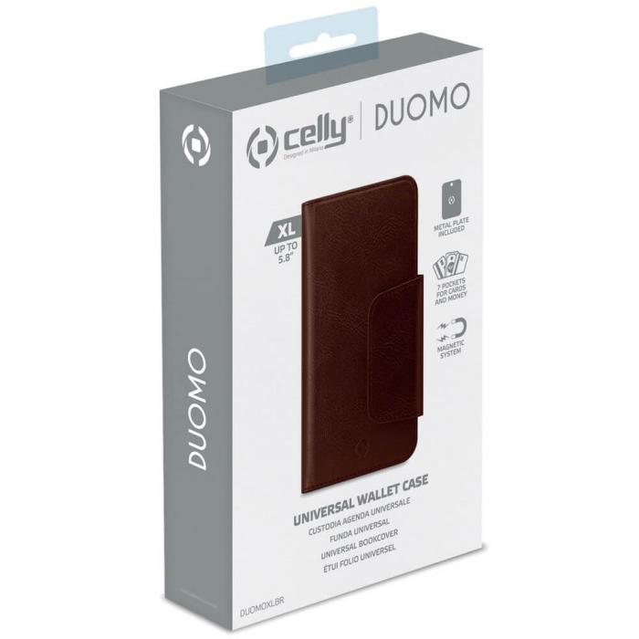 UTGATT5 - Celly Duomo Wallet Case Universal max 5 8