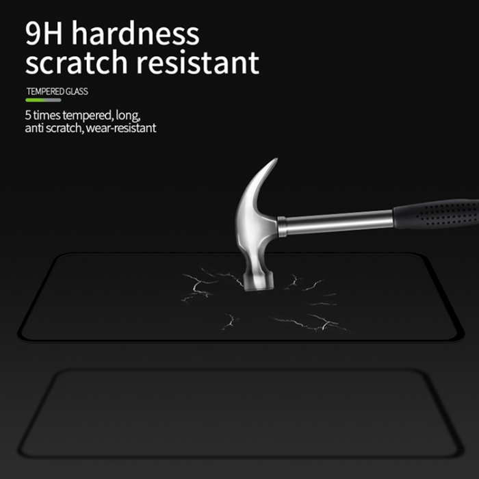 A-One Brand - [1-Pack] Xiaomi Redmi 10 4G (2021/2022) Hrdat Glas Skrmskydd - Svart