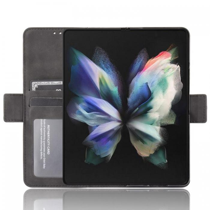 A-One Brand - Galaxy Z Fold 4 Plnboksfodral Folio Flip - Svart