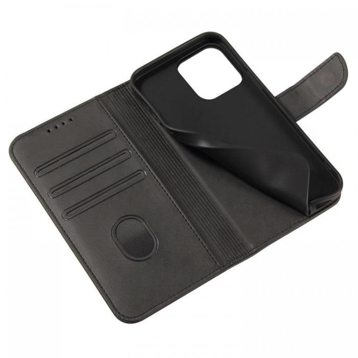 OEM - iPhone 14 Pro Max Plnboksfodral Elegant Magnet - Svart