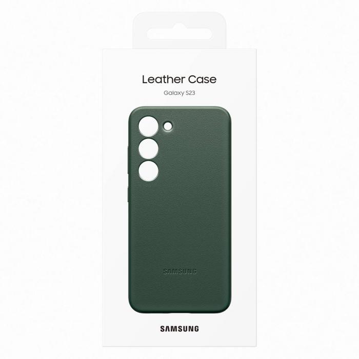Samsung - Samsung Galaxy S23 Skal Lder - Grn