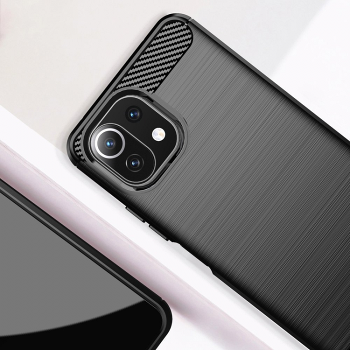 UTGATT5 - Xiaomi Mi 11 Lite 5G Skal Carbon Flexible - Svart