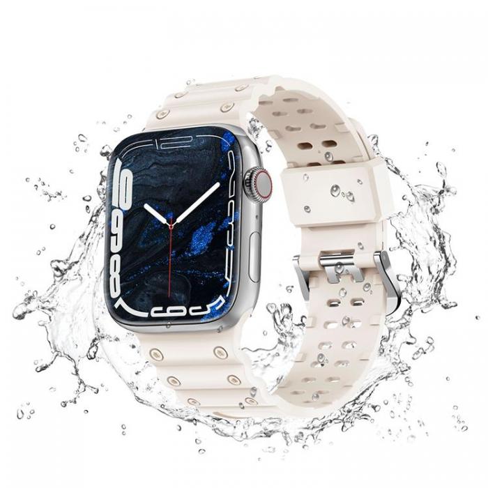 A-One Brand - Apple Watch Ultra/SE/8/7/6 (49/45/44/42mm) Armband - Beige