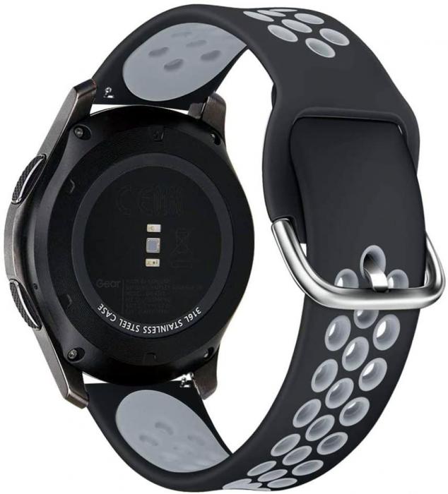 UTGATT - Tech-Protect armband Samsung Galaxy Watch 3 45mm - Svart/Gr
