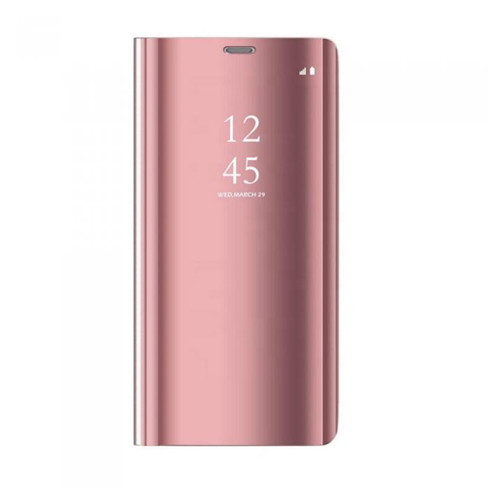 OEM - Smart Clear View-fodral fr Samsung Galaxy A15 4G / A15 5G, rosa