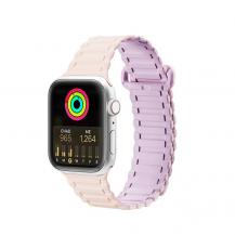 DuxDucis - Dux Ducis Apple Watch 6/7/8/SE (38/40/41mm) Armband Silicone Armored - Lila