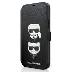 KARL LAGERFELD - Karl Lagerfeld Plånboksfodral iPhone 12 Mini - Svart