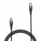 GEAR - GEAR Laddkabel PRO USB-C till USB-C 2.0 1.5m Svart
