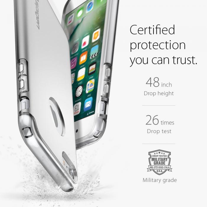 UTGATT5 - Spigen Hybrid Armor Skal till Apple iPhone 8/7 - Gold