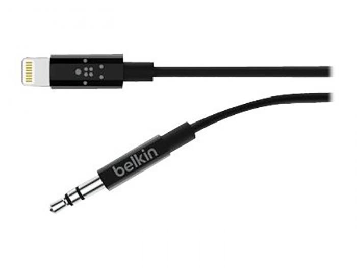 UTGATT4 - Belkin Lightning To 3.5Mm Cable 1M, Black