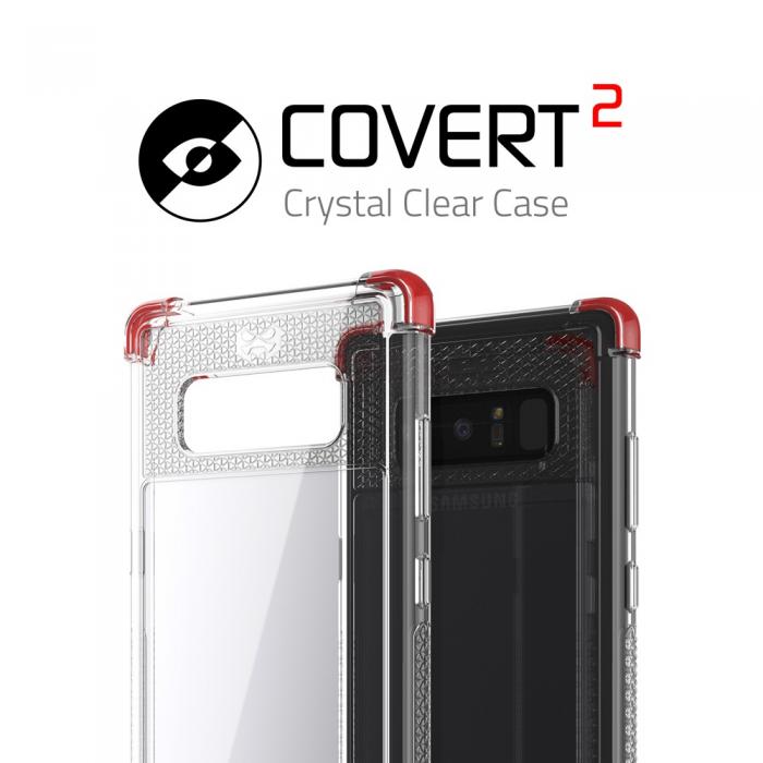Ghostek - Ghostek Covert 2 Skal till Samsung Galaxy Note 8 - Rd