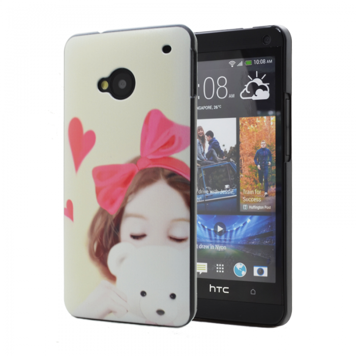 UTGATT4 - Baksideskal till HTC One (M7) (Teddy Girl)