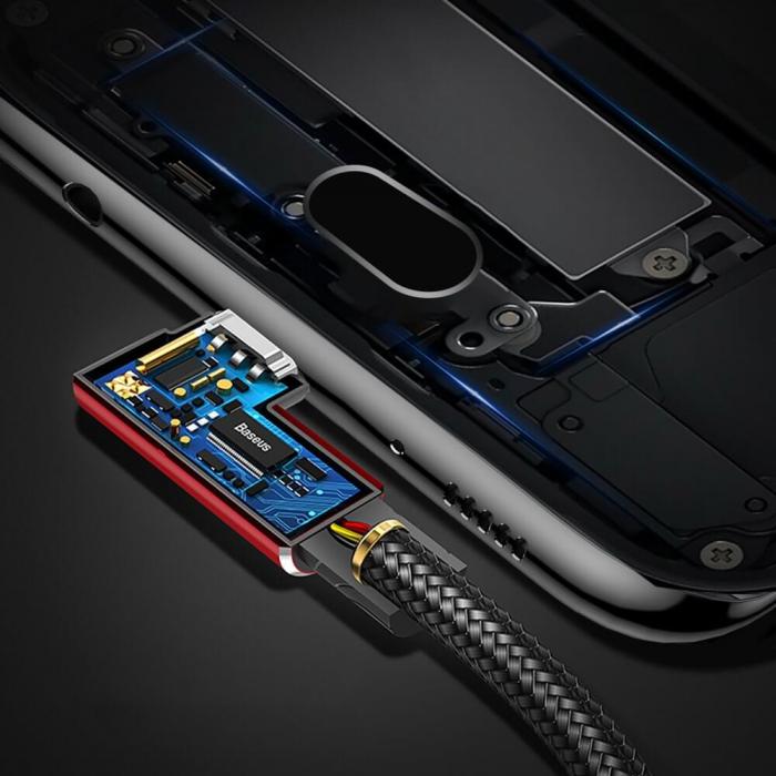 UTGATT5 - Baseus MVP Dubbelsidig Armbands Kabel micro USB 1.5A 2M Rd