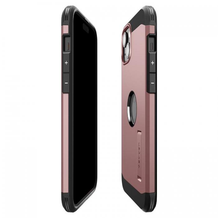Spigen - Spigen iPhone 15 Mobilskal Magsafe Tough Armor - Rosa Guld
