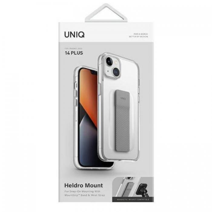 UNIQ - UNIQ iPhone 14 Plus Skal Heldro Mount - Transparent/Lucent Clear