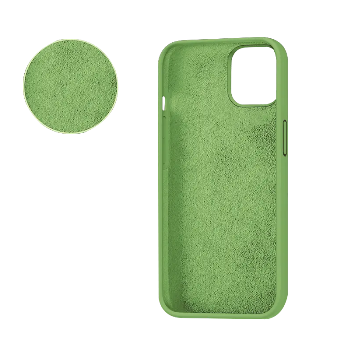 SiGN - SiGN iPhone 14 Skal Liquid Silicone - Jade Grn