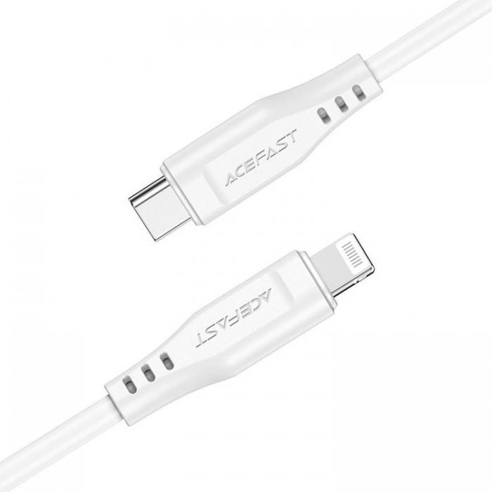 Acefast - Acefast USB-C Till Lightning 30W Kabel 1.2m - Vit