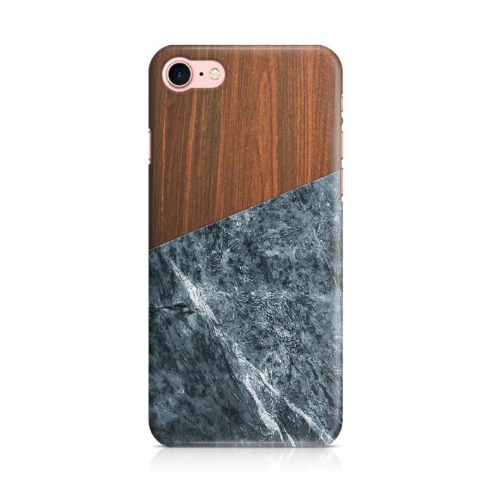 UTGATT5 - Skal till Apple iPhone 7/8 - Wooden Marble Dark B