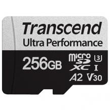 Transcend - TRANSCEND MicroSDXC 340S 256GB U3 A2 V30 (R160/W125)
