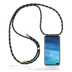 Boom of Sweden - Boom Galaxy S10 Plus mobilhalsband skal - Green Camo Cord