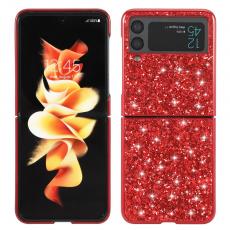 A-One Brand - Glittery Electroplating Skal Samsung Galaxy Z Flip 3 - Röd