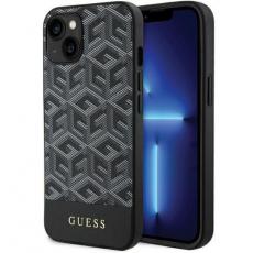 Guess - Guess iPhone 15/14/13 Mobilskal MagSafe GCube Stripes - Svart