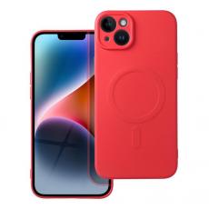 A-One Brand - iPhone 14 Plus Magsafe Skal Silikon - Röd