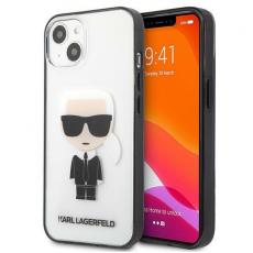 KARL LAGERFELD - Karl Lagerfeld ikonik karl skal iPhone 13 mini - transparent