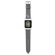 KARL LAGERFELD - Karl Lagerfeld Apple Watch 4/5/6/7/SE (42/44/45mm) Band Saffiano Karl Heads