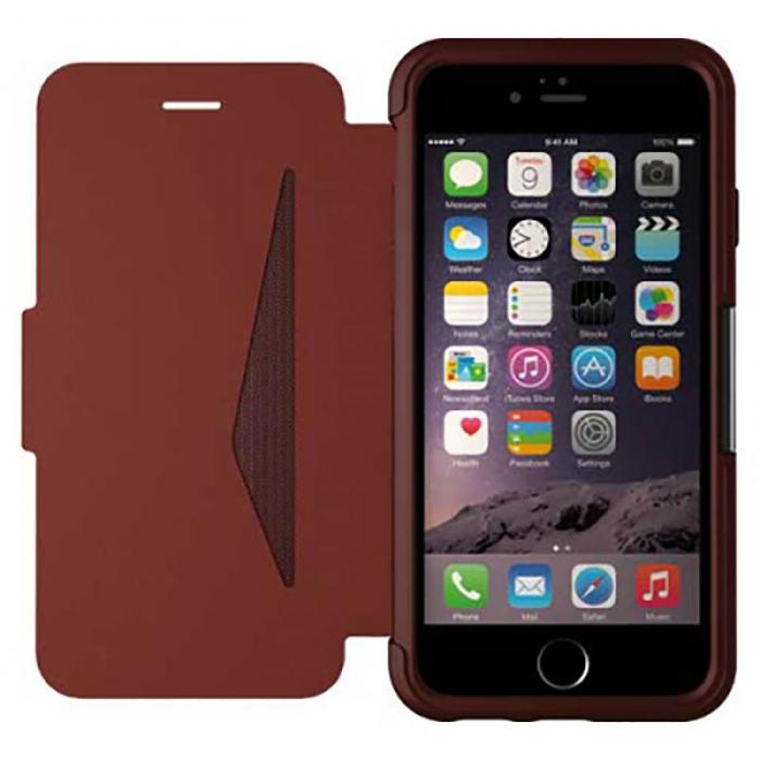 UTGATT4 - Otterbox Strada Series iPhone 6/6S Black Leather