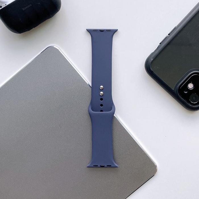 UTGATT - Tech-Protect Iconband Apple Watch 4/5/6/7/8/SE (38/40/41mm) - Midnight Blue