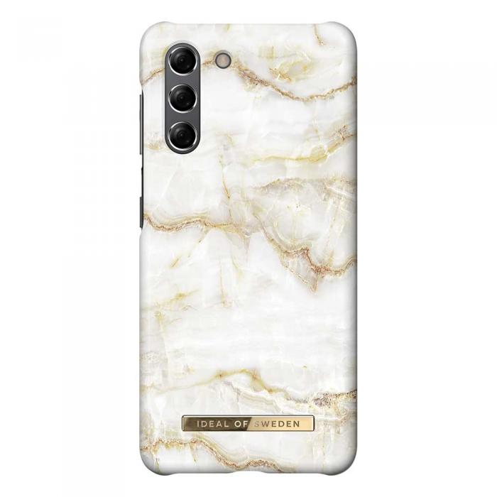 iDeal of Sweden - iDeal Fashion Skal Samsung Galaxy S21 - Golden Pearl Marble