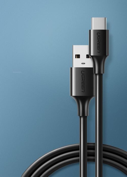 Ugreen - Ugreen USB-A till USB-C Kabel 2 A 1m Svart