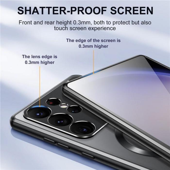 A-One Brand - Galaxy S22 Ultra Mobilskal Magsafe Aroma Kickstand - Svart