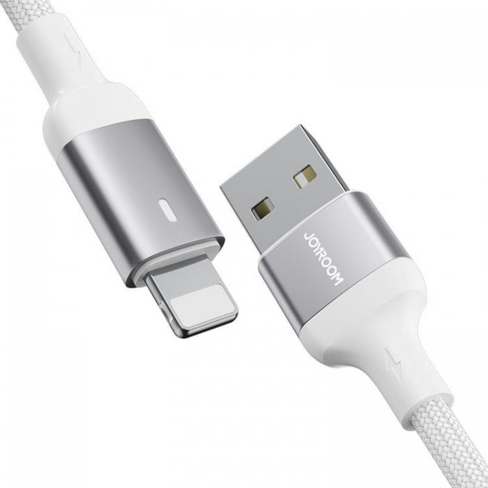 Joyroom - Joyroom A10 USB Till Lightning Kabel 1.2 m - Vit