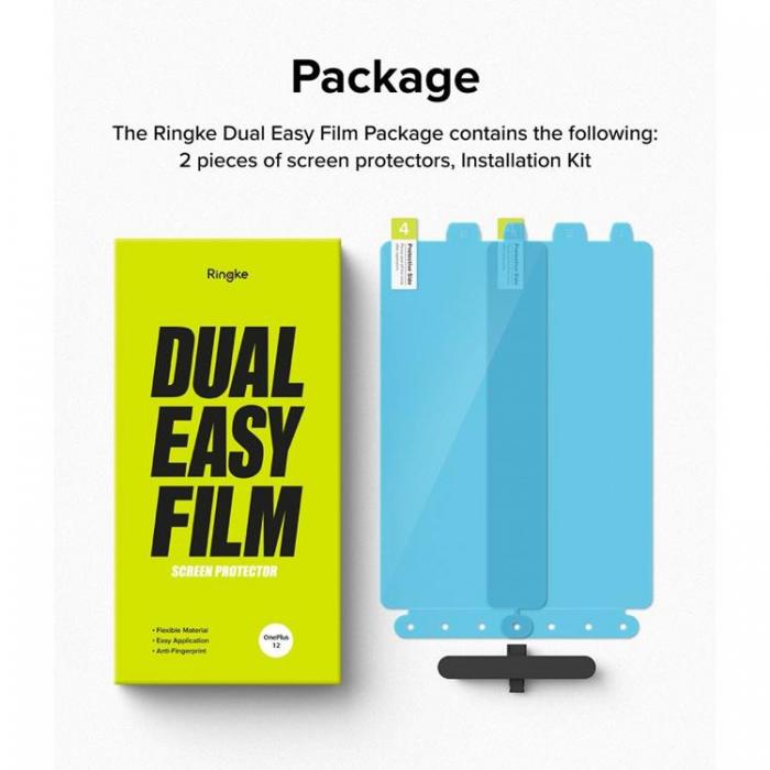 Ringke - [2-Pack] Ringke OnePlus 12 5G Skrmskydd Dual Easy