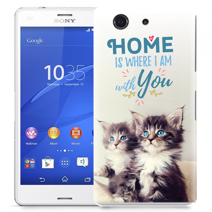 UTGATT5 - Skal till Sony Xperia Z3 Compact - Home is with you