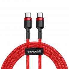 BASEUS - Baseus Cafule kabel USB-C till USB-C PD PD2.0 60W 2M Röd
