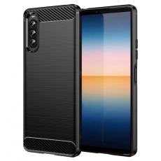 A-One Brand - Sony Xperia 10 IV Skal Carbon Fiber - Svart