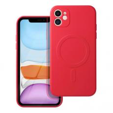 A-One Brand - iPhone 11 Magsafe Skal Silikon - Röd