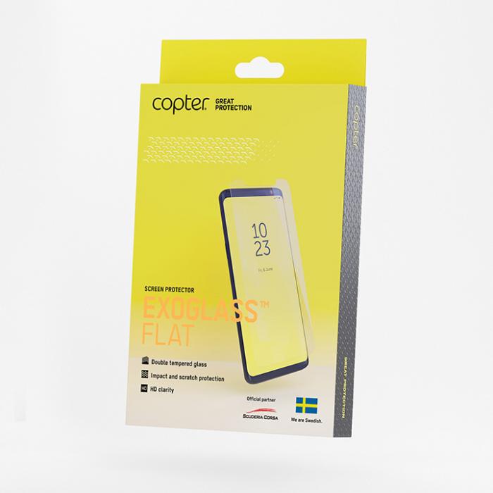 Copter - Copter Exoglass Flat Hrdat Glas Skrmskydd iPhone 12 & 12 Pro
